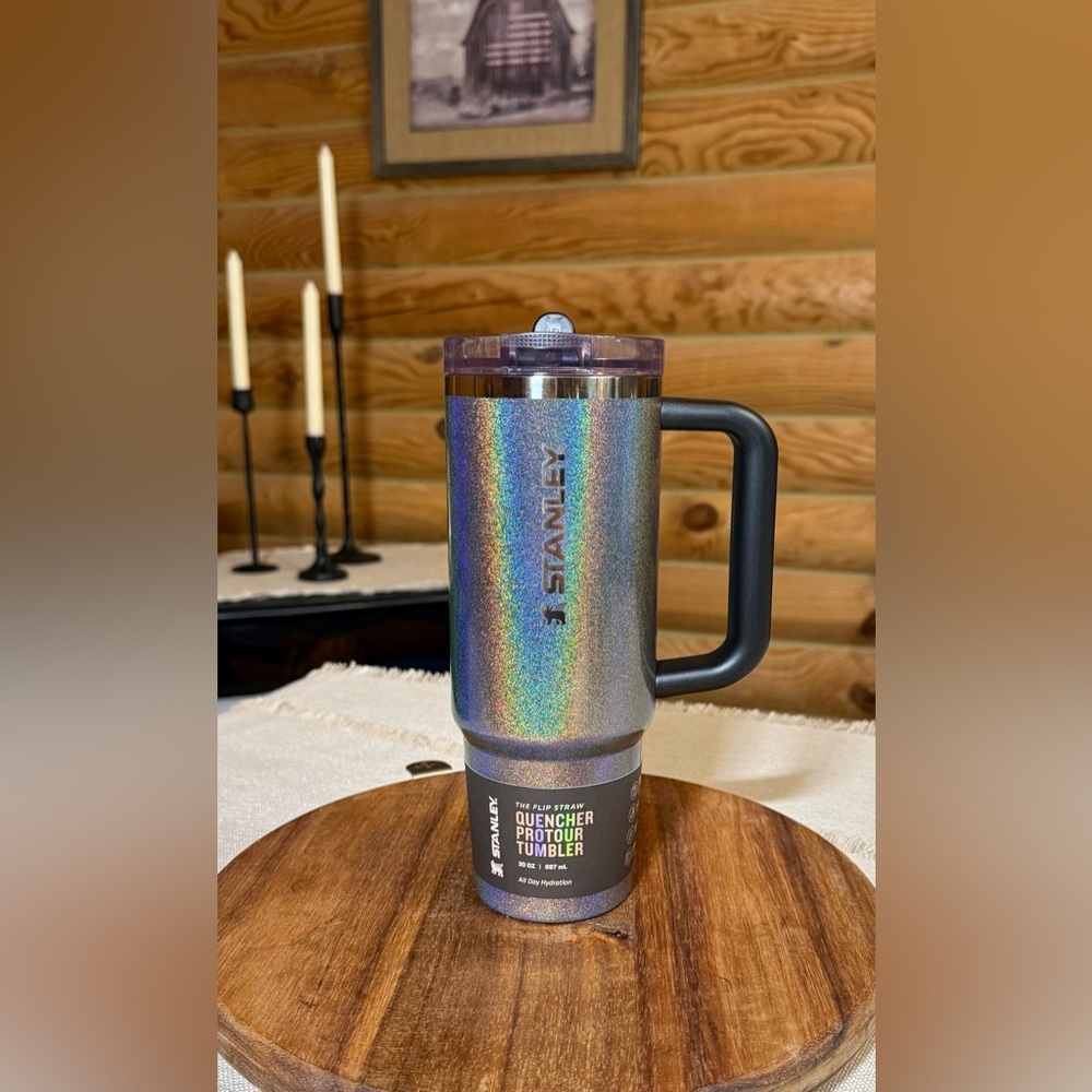 MIDNIGHT GLITZ 30oz STANLEY Pro Tour Flip Straw LEAKPROOF Tumbler